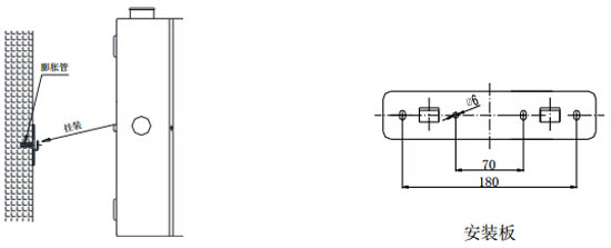 JTY-BK721空氣采樣煙霧探測(cè)器安裝示意圖